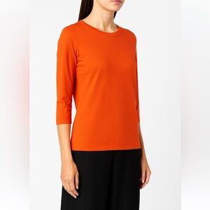 Dries Van Norten Hafiz Three-Quarter Sleeve T-Shirt Vermillion Size XS